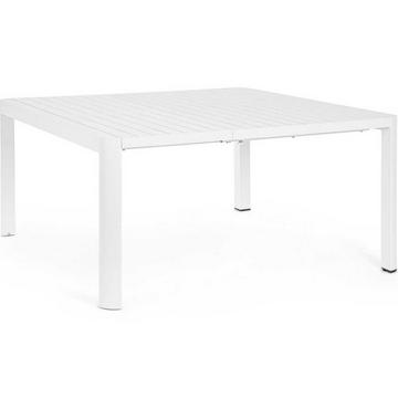 Garten Ausziehtisch Kiplin weiss 97-149x149