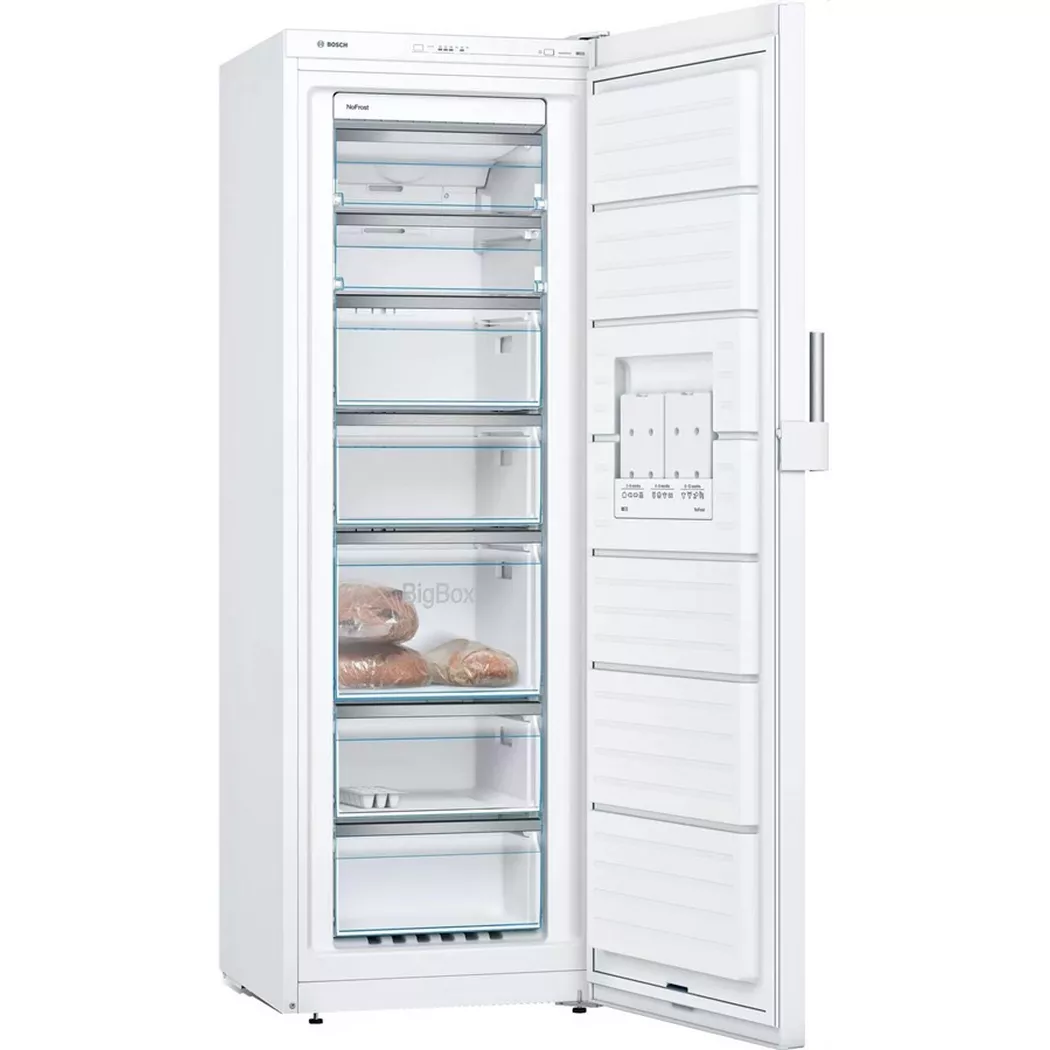 Bosch – Gefrierschrank GSN33EWEV RechtsWechselbar, One Size, Weiss