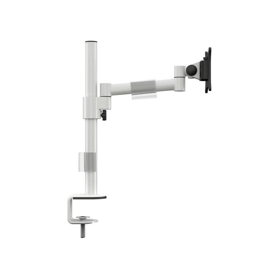 Tischhalterung Officeline Single I bis 8 kg  Weiss