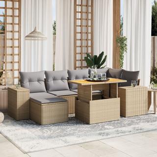 VidaXL Garten sofagarnitur poly-rattan  