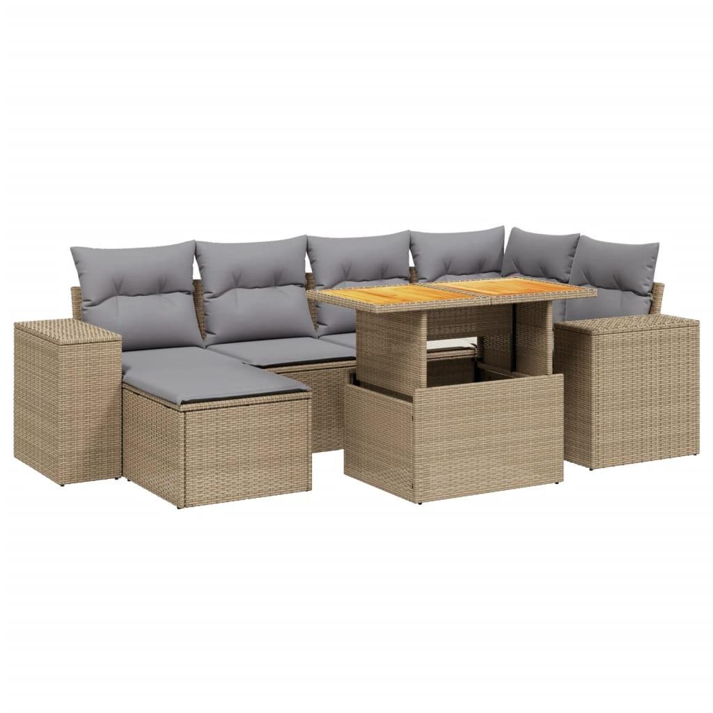 VidaXL Garten sofagarnitur poly-rattan  