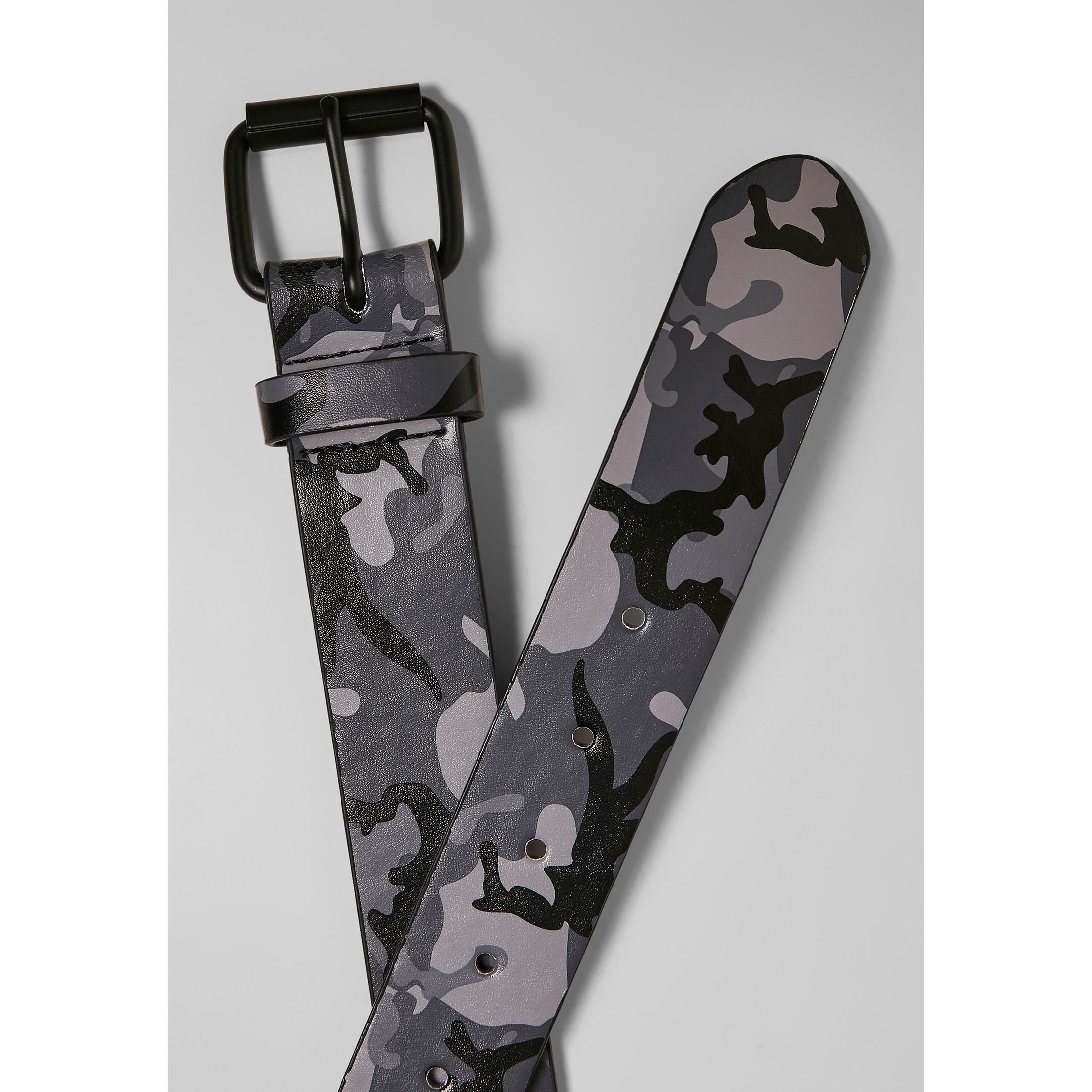URBAN CLASSICS Kunstleder Camouflage Gürtel  