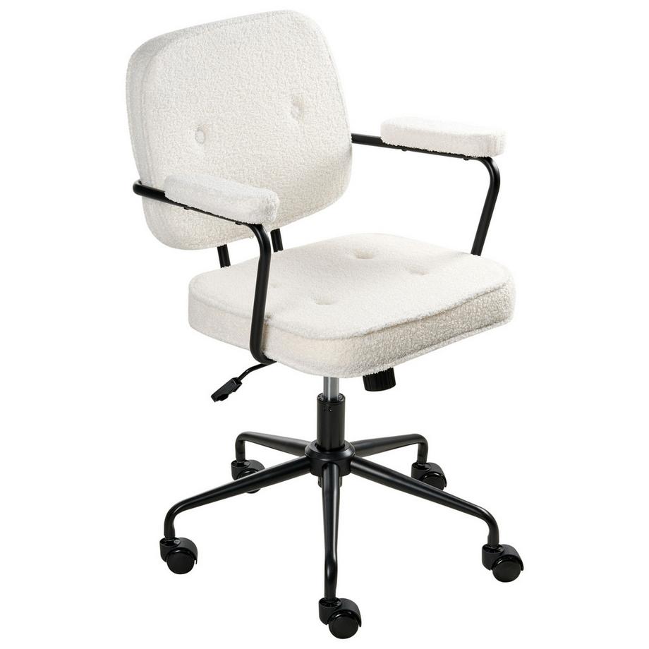 Chaise de bureau en Bouclé  PAWNEE