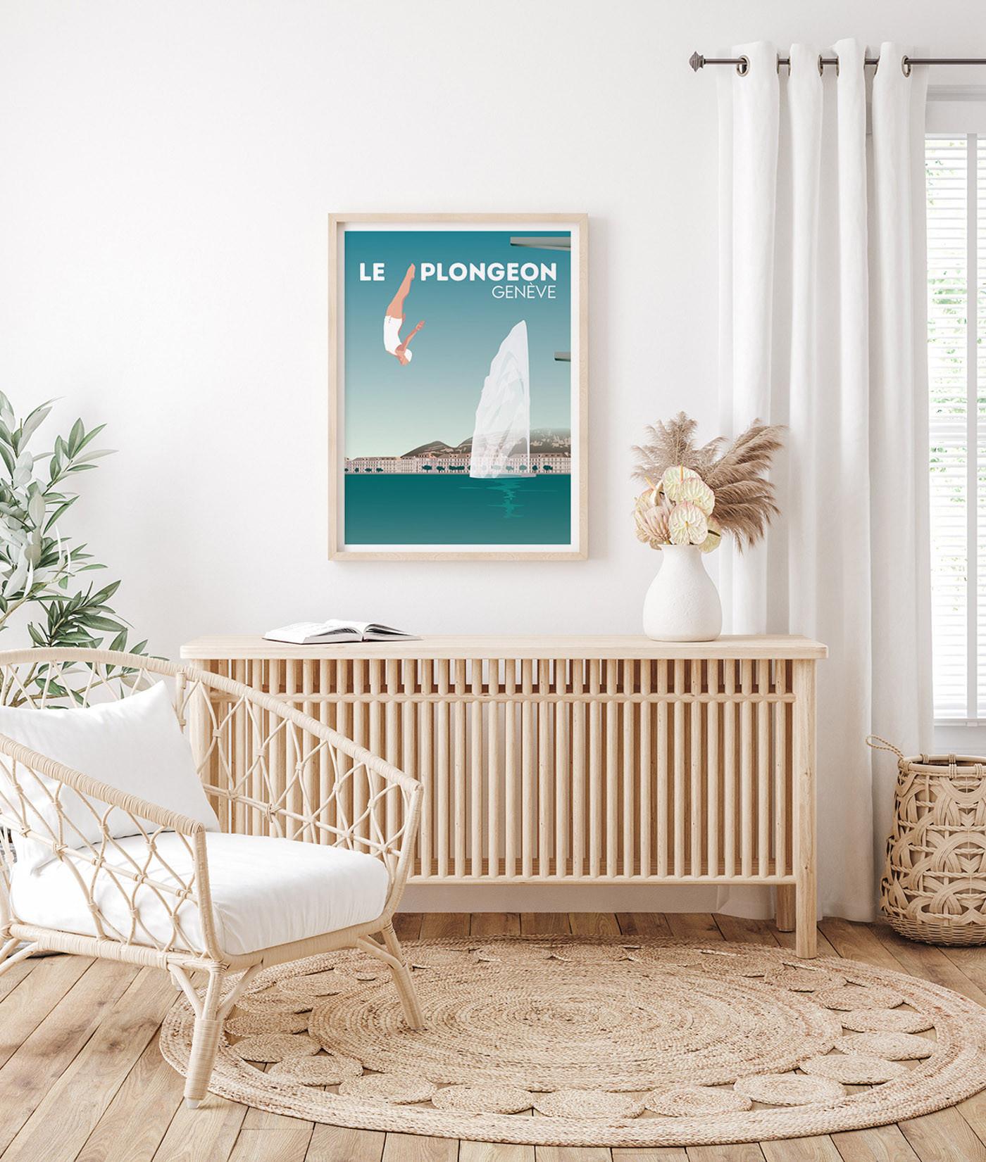 La-Jonx Affiche de Le Plongeon  