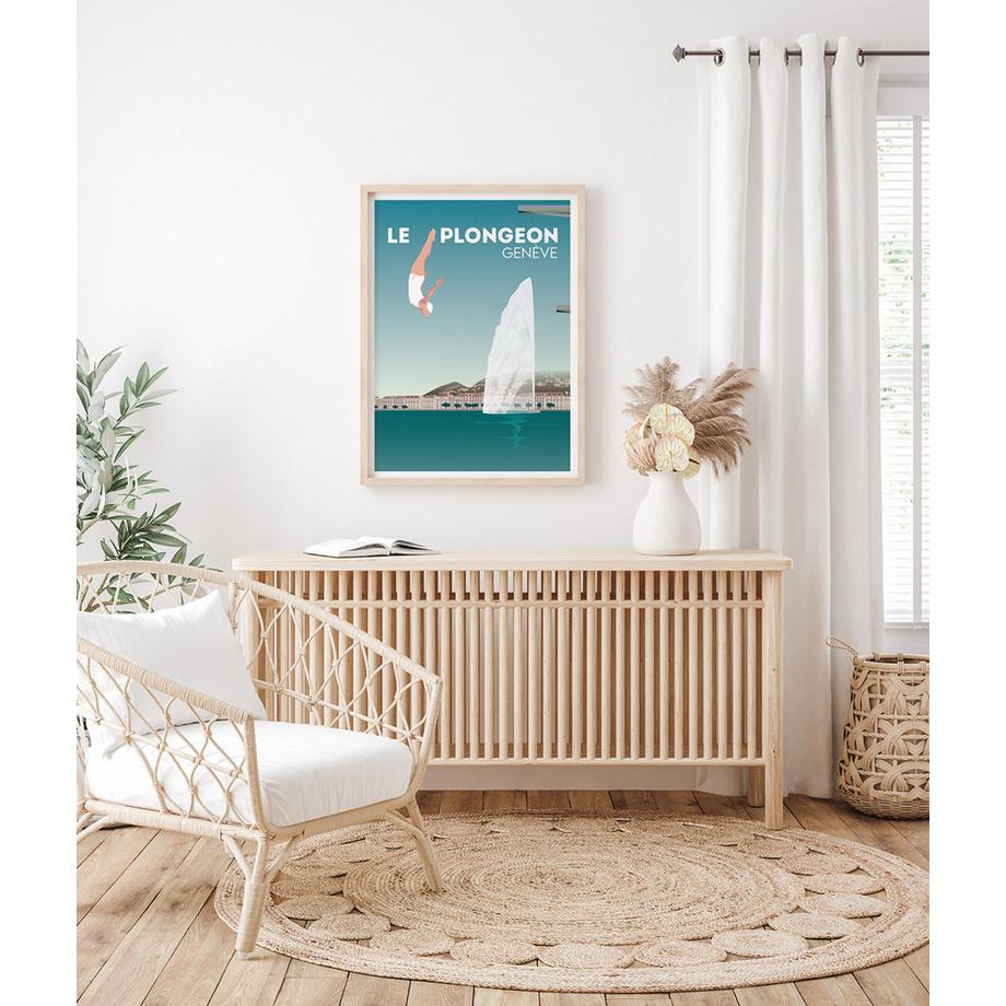 La-Jonx Affiche de Le Plongeon  