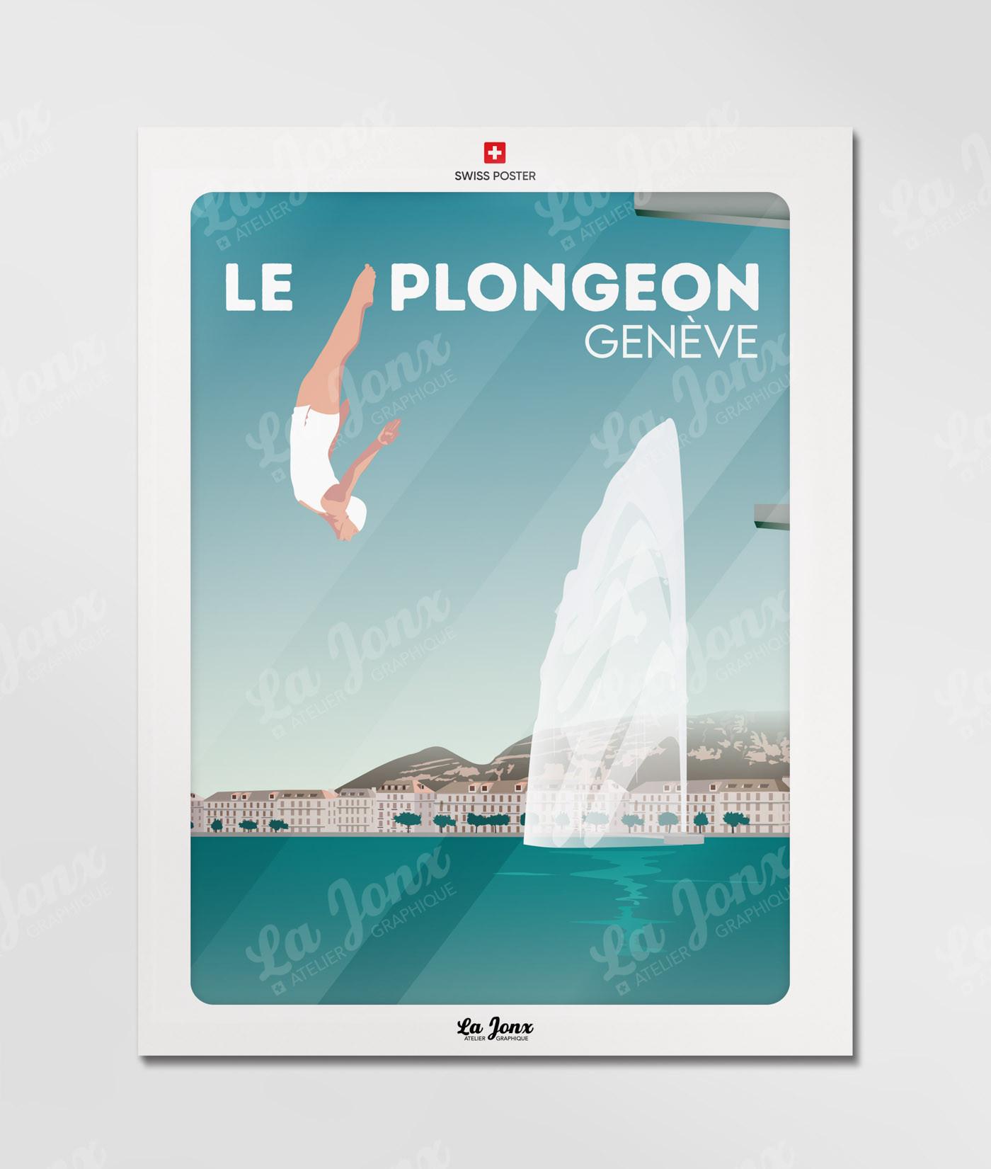La-Jonx Affiche de Le Plongeon  