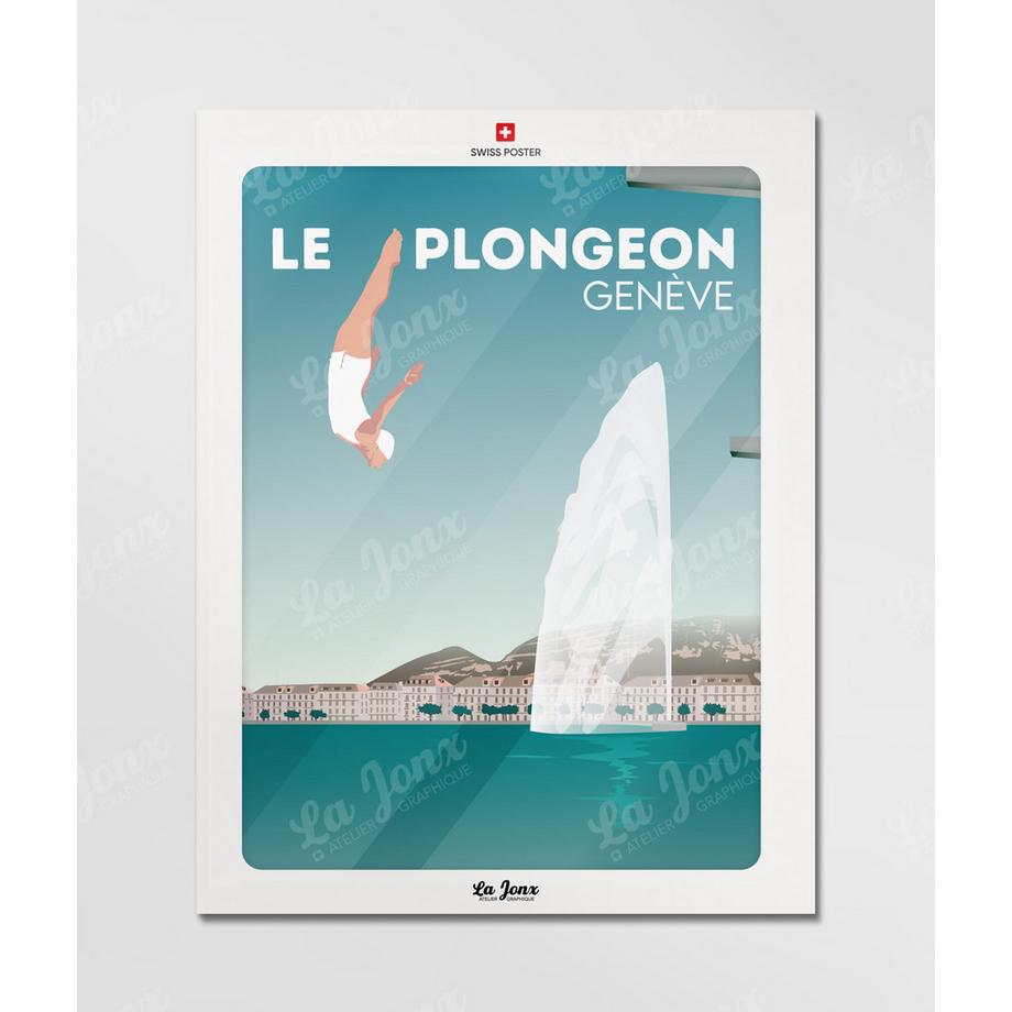 La-Jonx Affiche de Le Plongeon  