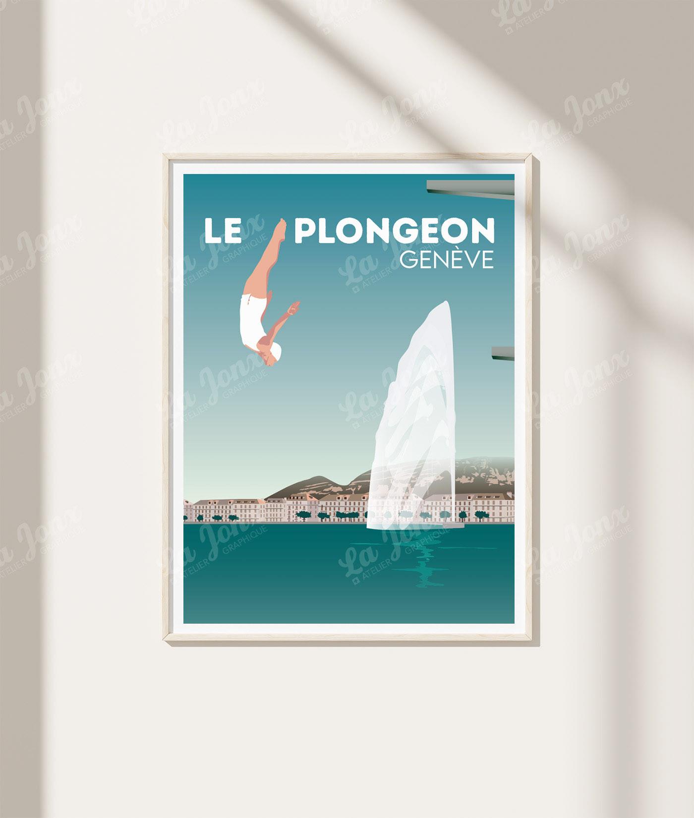 La-Jonx Affiche de Le Plongeon  