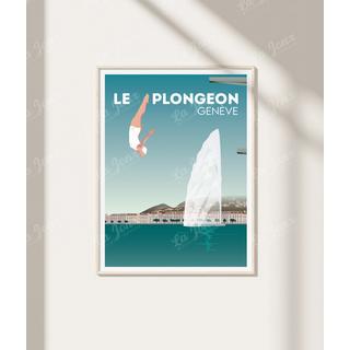 La-Jonx Affiche de Le Plongeon  