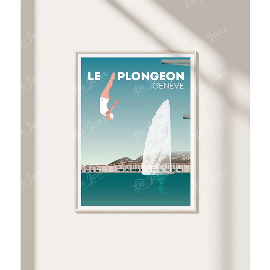 La-Jonx Affiche de Le Plongeon  
