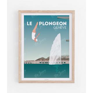 La-Jonx Affiche de Le Plongeon  