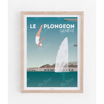 Le Plongeon - Poster