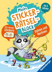 Ravensburger Mein Stickerrätselblock: Zählen und Rechnen - Rätselblock ab 5 Jahre, spielerisch Zahlen lernen, Rechnen lernen, Sticker, ab Vorschule Jebautzke, Kirstin; Penner, Angelika (Illustrationen); Koppers, Theresia (Umschlaggestaltung) Gebundene Ausgabe 