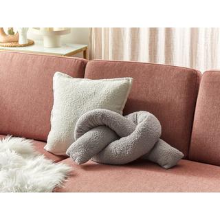 Beliani Coussin en Fourrure synthétique Moderne GLADIOLUS  