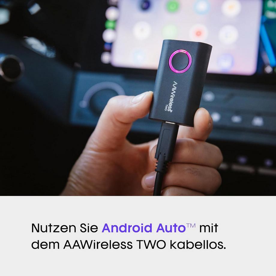 AAWireless  TWO Drahtloser Android-Autoadapter 