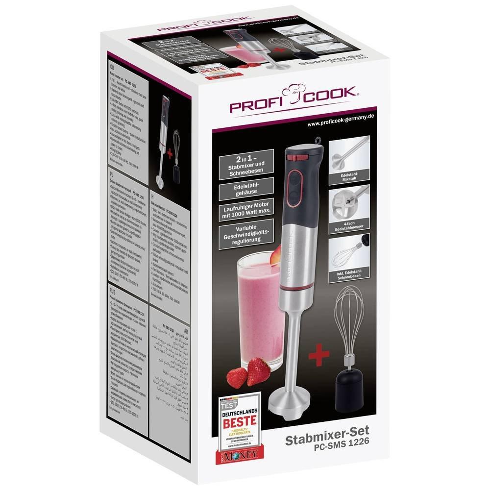 Profi Cook Mixeur plongeant 2 en 1 PC-SMS 1226  