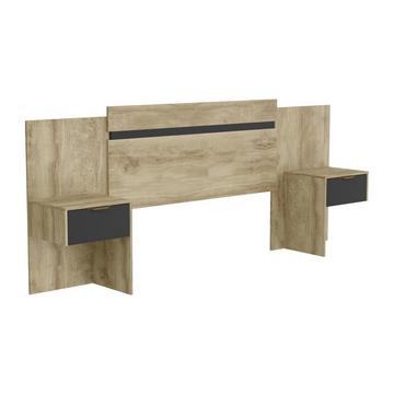 Bettkopfteil ausziehbar mit integrierten Nachttischen - PARATI