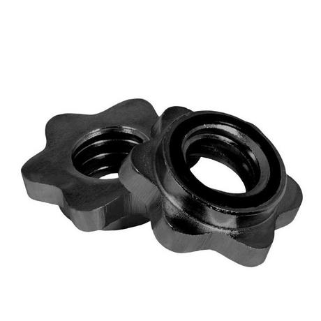 Gorilla Sports  2 Sternverschlüsse für 30/31mm Hantelstangen (1 Paar) 