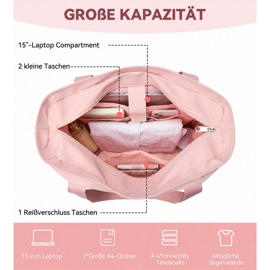 Only-bags.store Arbeitstasche mit Laptopfach  