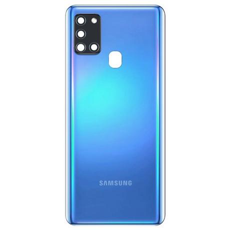 SAMSUNG  Cache Batterie Samsung A21s Origine Bleu 