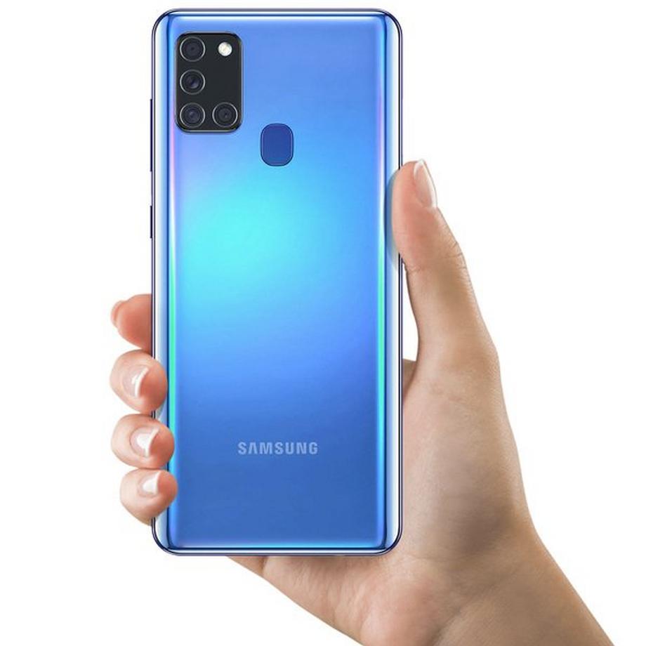 SAMSUNG  Original Akkudeckel Samsung A21s Blau 