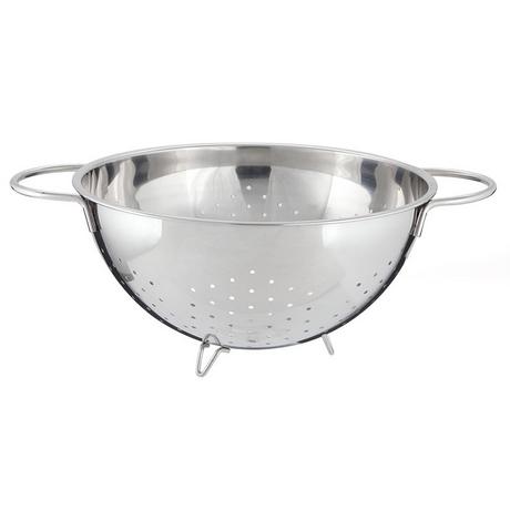 Eva- Kochen und Haushalt Eva - Nudelsieb Edelstahl rostfrei 18/8 24x13 cm  