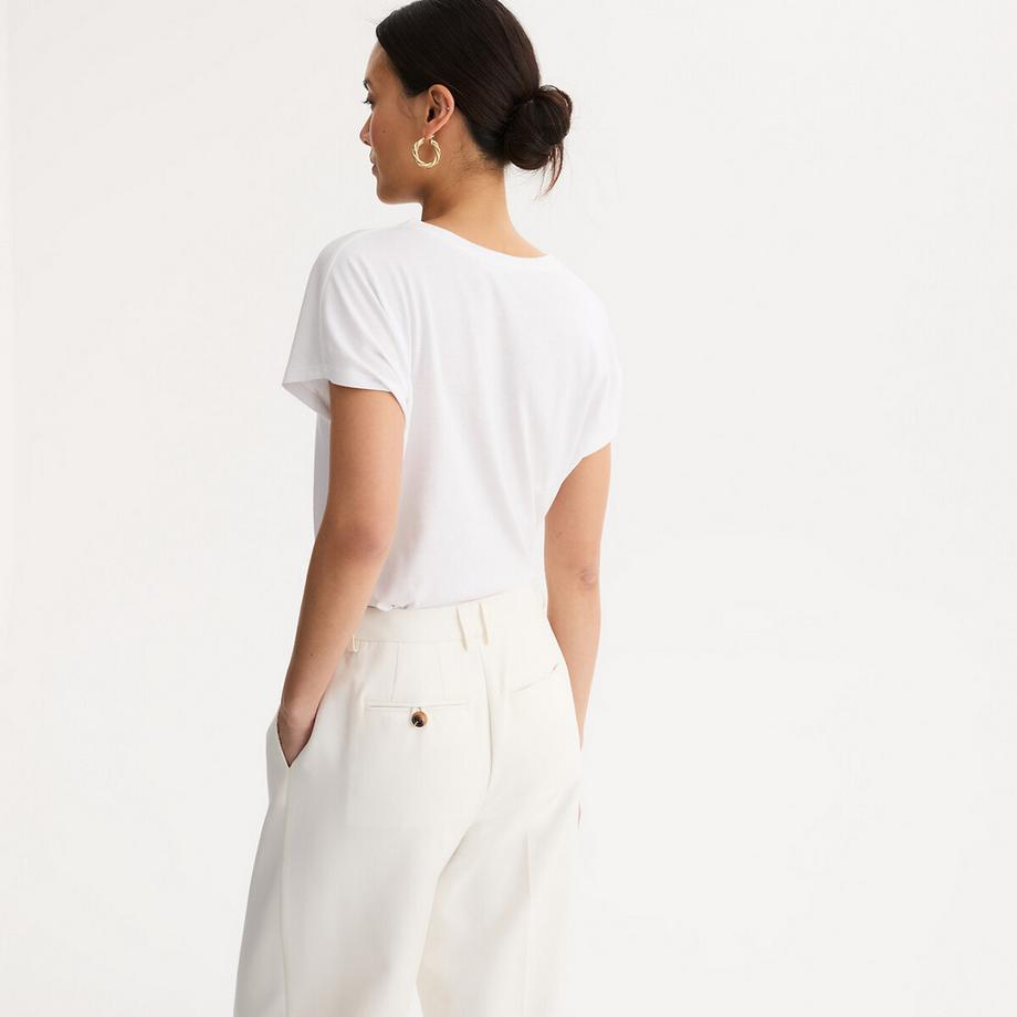 La Redoute Collections V-Ausschnitt T-Shirt  