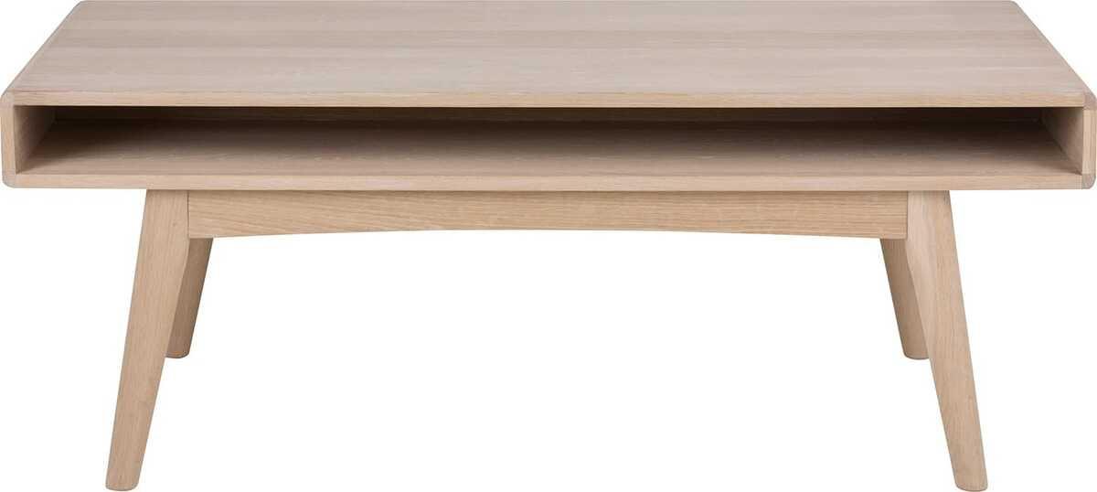 mutoni Table basse Brighton blanc 130x70x50  