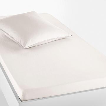 Drap housse enfant uni en coton lavé