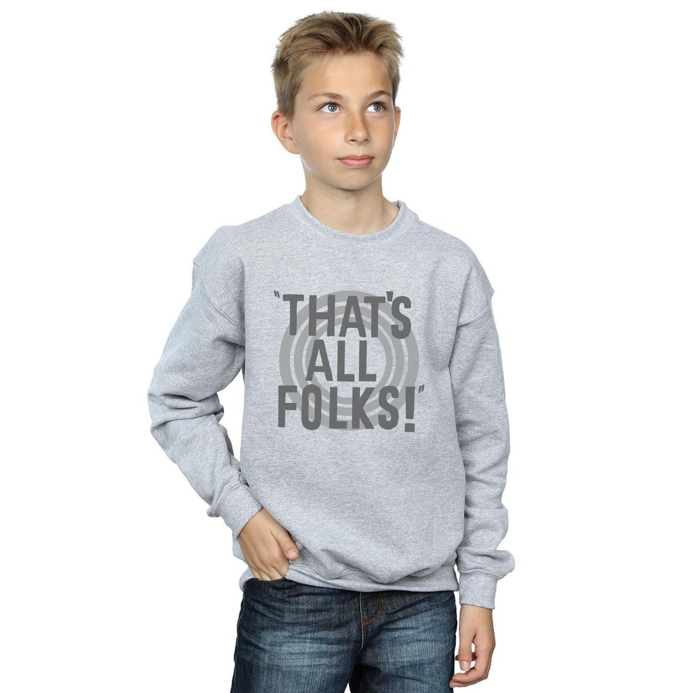 LOONEY TUNES  That´s All Folks Text Sweatshirt 