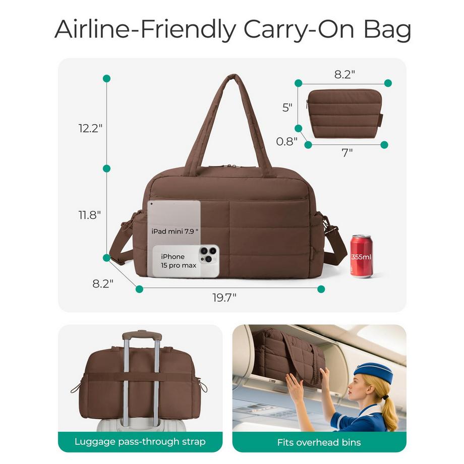 Only-bags.store Wasserabweisende Reisetasche mit Wickeltaschenfunktion  