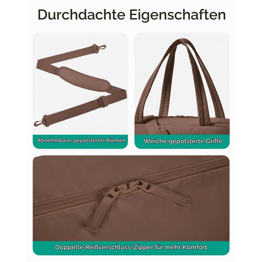 Only-bags.store Wasserabweisende Reisetasche mit Wickeltaschenfunktion  