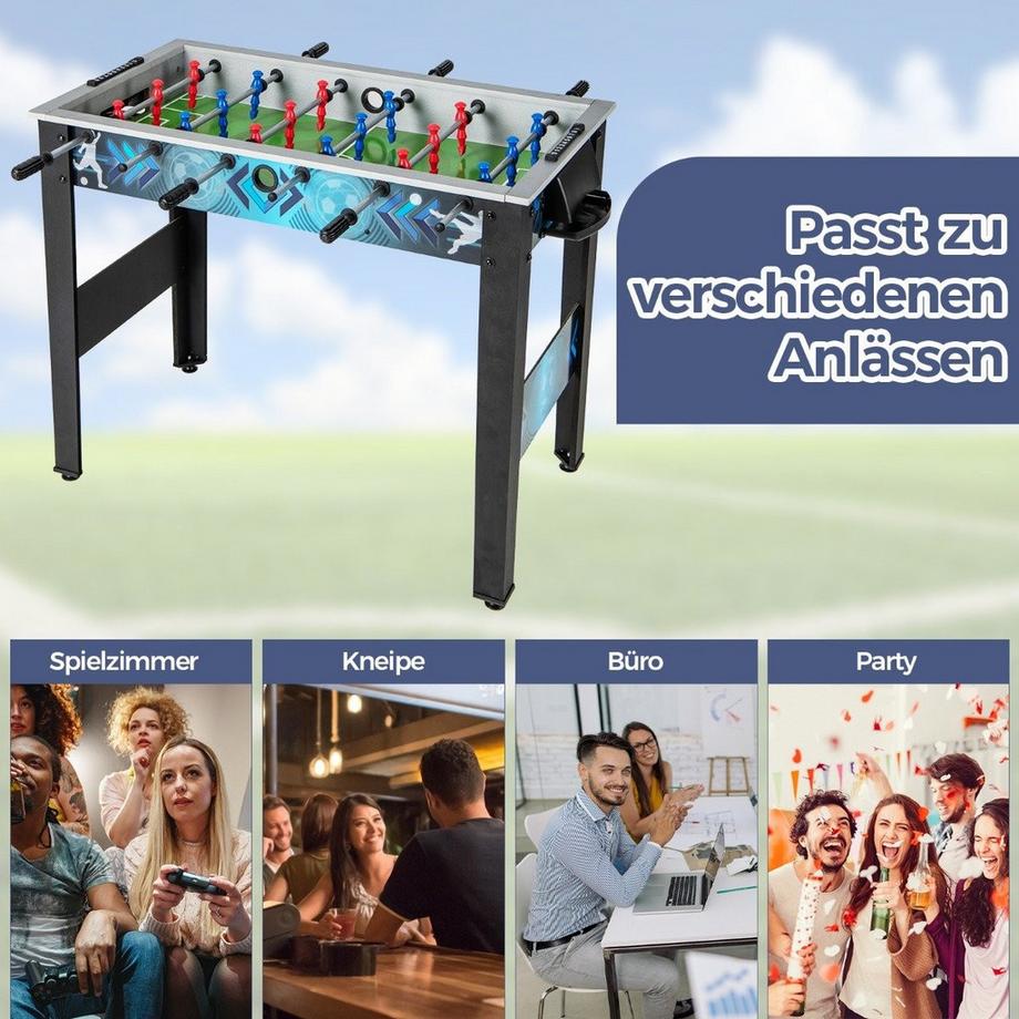 Northix  Kinder-Kickertisch mit 2 Bällen 