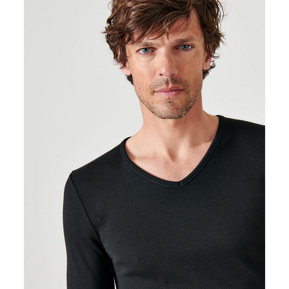 Damart Tee-shirt col V manches longues chaleur Medium 3  