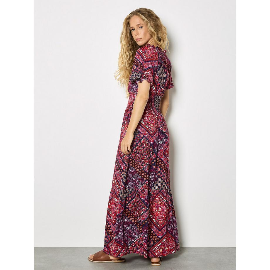 APRICOT Robe longue à imprimé bohème  