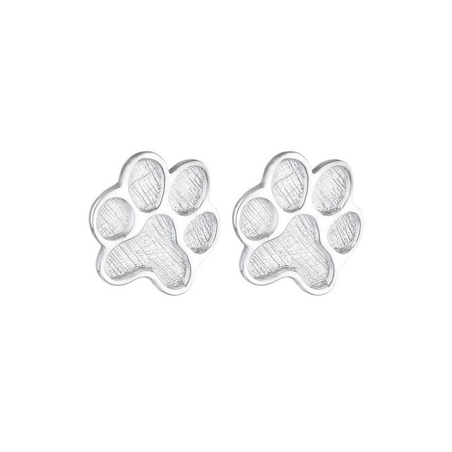 Elli  Boucles d'Oreilles Femmes Patte Empreinte Chien Chat 