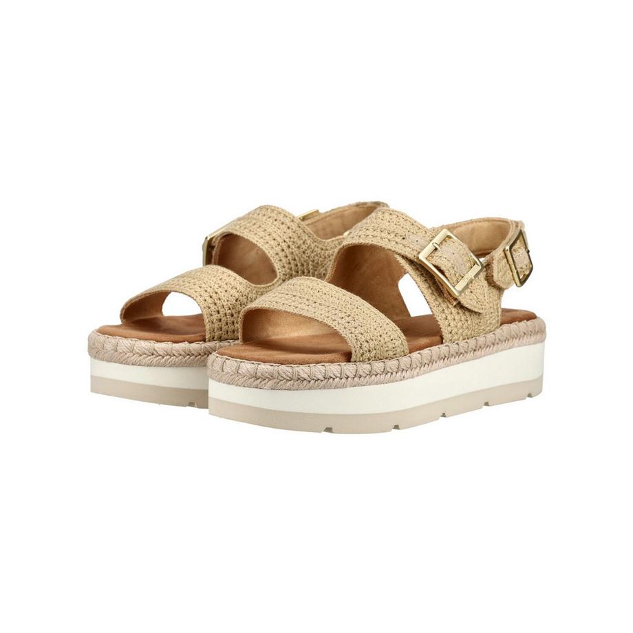 TOMS Sandali con plateau intrecciati con fibbie  