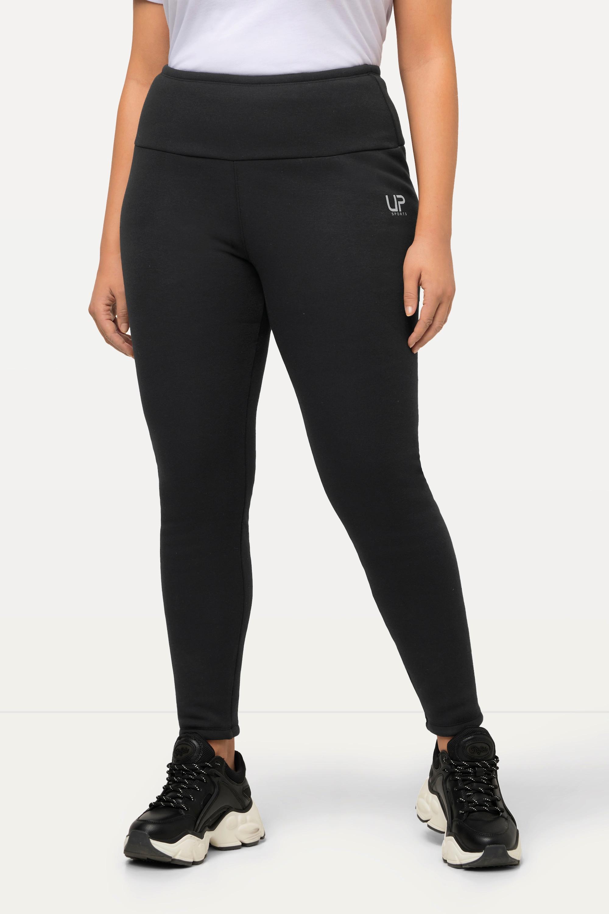 Ulla Popken  Legging taille haute bien chaud, avec doublure en fourrure d'imitation 