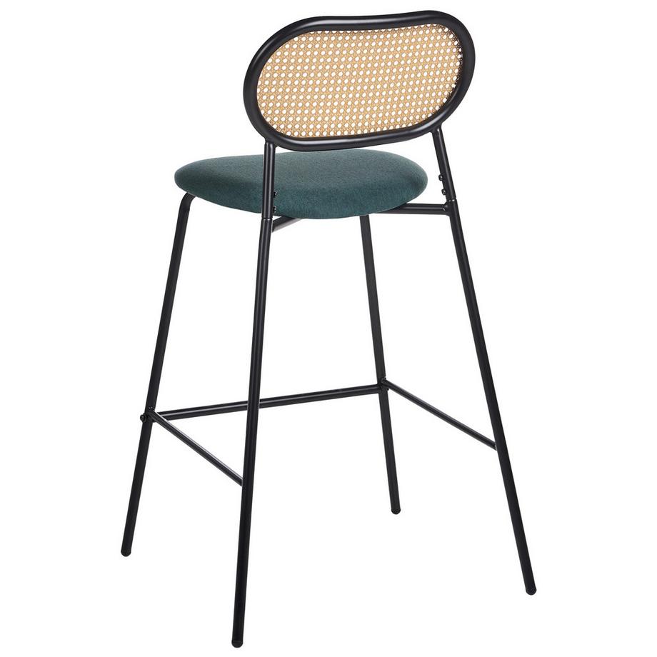 Beliani Set di 2 sedie alte en Ferro Retrò ADAVER  