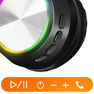 Avizar  Casque Bluetooth RGB avec Micro, LinQ 