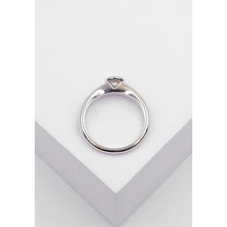 MUAU Schmuck  Bague Solitaire Diamant 0.25ct. or blanc 750 