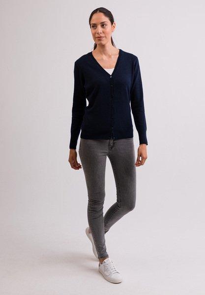 CASH-MERE.CH Cardigan Scollo a V Cashmere  
