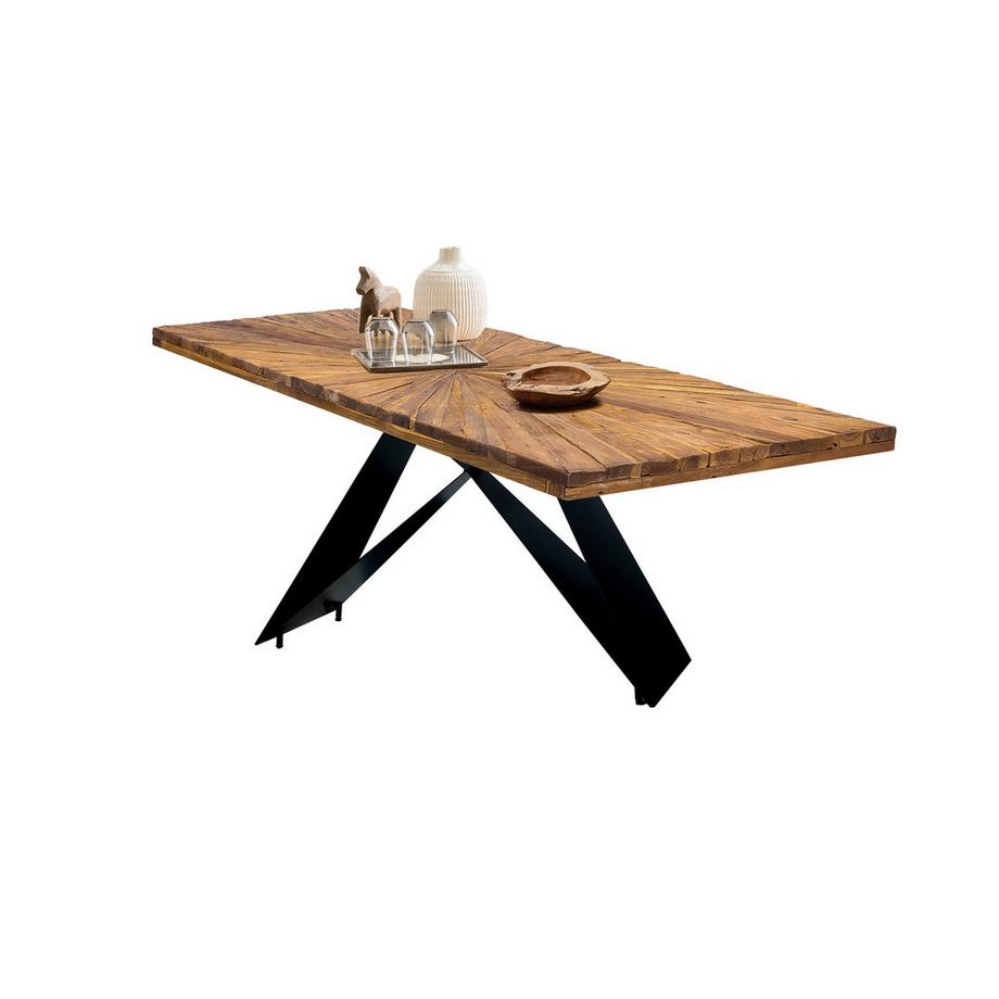 mutoni Table de salle à manger Bravoia teck 160x90  