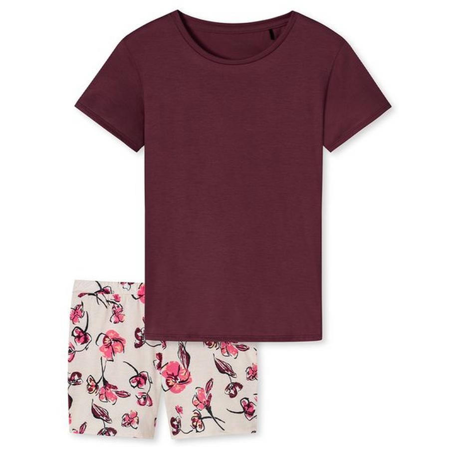 Schiesser Modern Floral Pyjama Court  