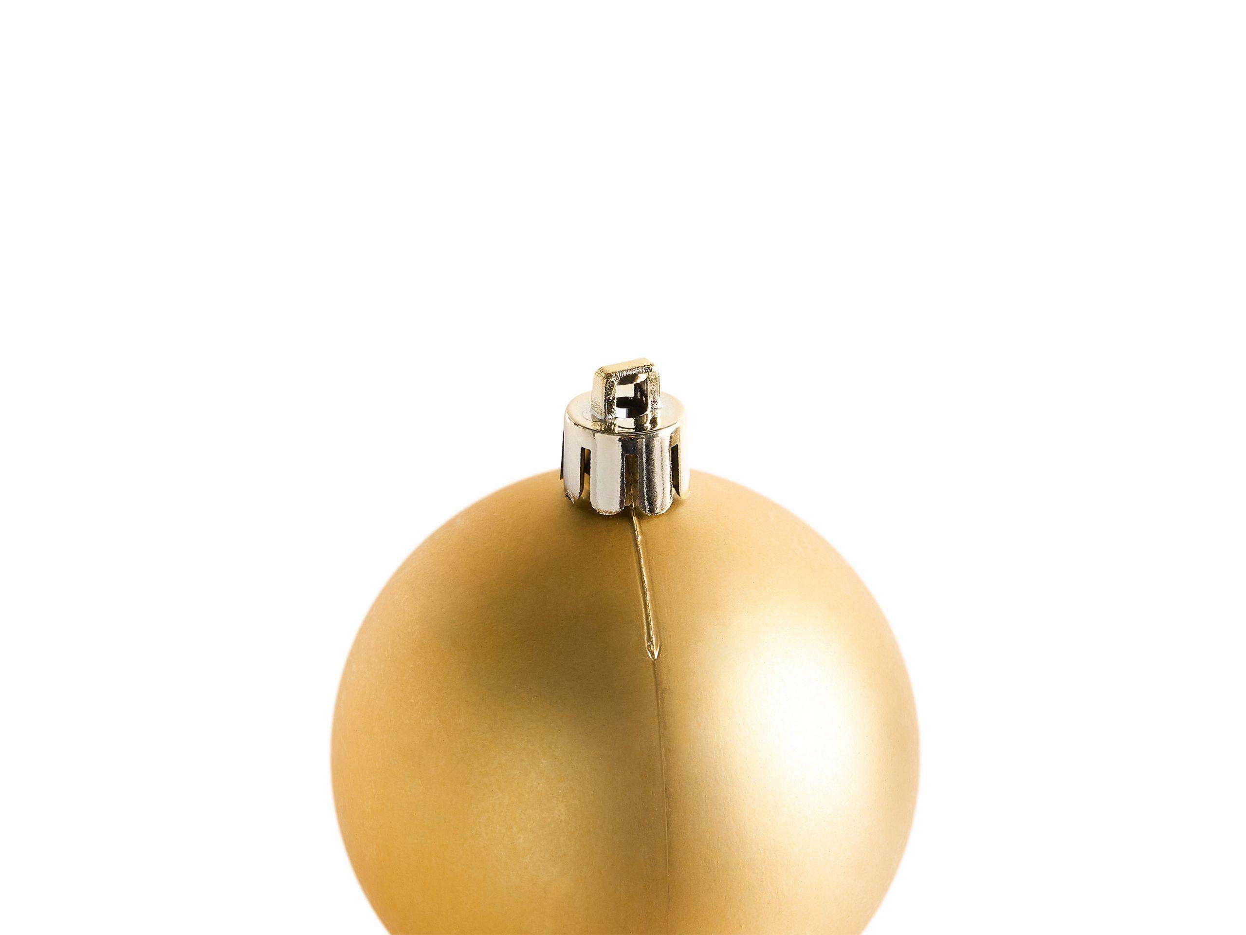 Beliani Set di 60 palline decorative en Materiale sintetico Glamour FEGEN  