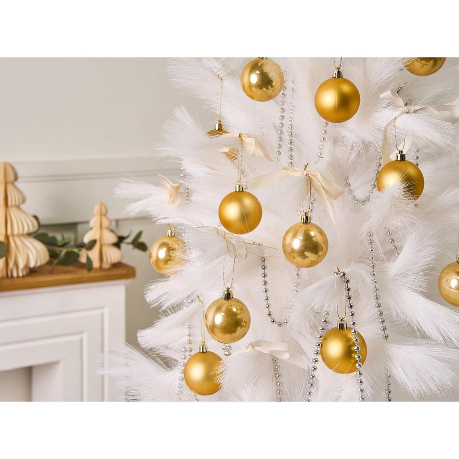 Beliani Lot de 60 boules en Matière synthétique Glamour FEGEN  