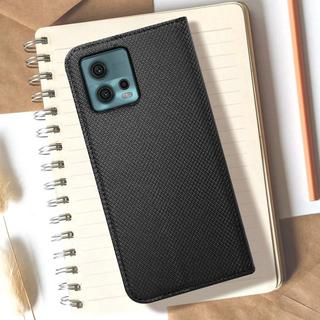 Avizar  Motorola Moto G72 Book Cover Schwarz 