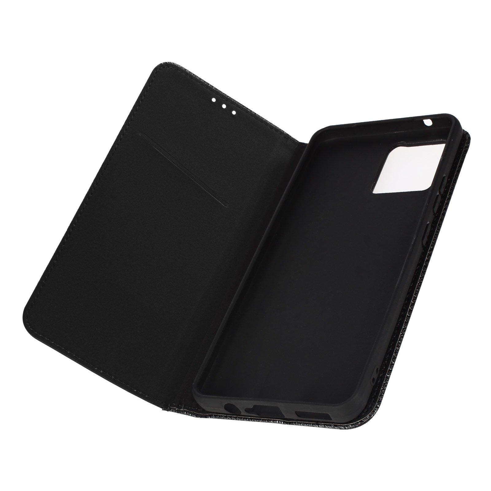 Avizar  Motorola Moto G72 Book Cover Schwarz 