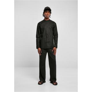 URBAN CLASSICS Baumwoll Stehkragen Hemd grosse Grössen  