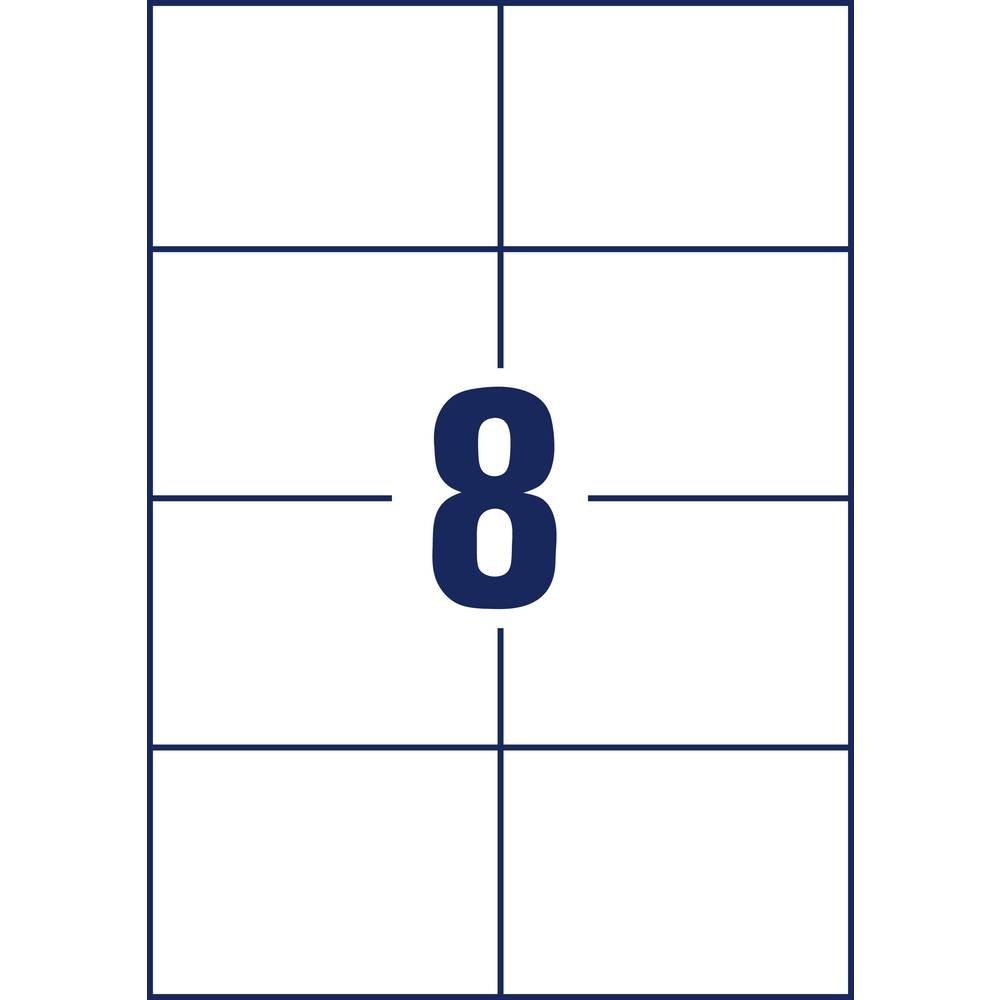 Avery-Zweckform AVERY ZWECKFORM Universal-Etiketten 105x74mm, 800 Stk.  